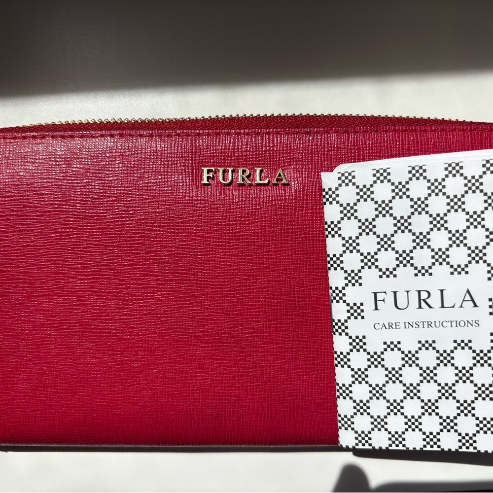 Furla Red Wallet/Clutch - Never Used with Tags